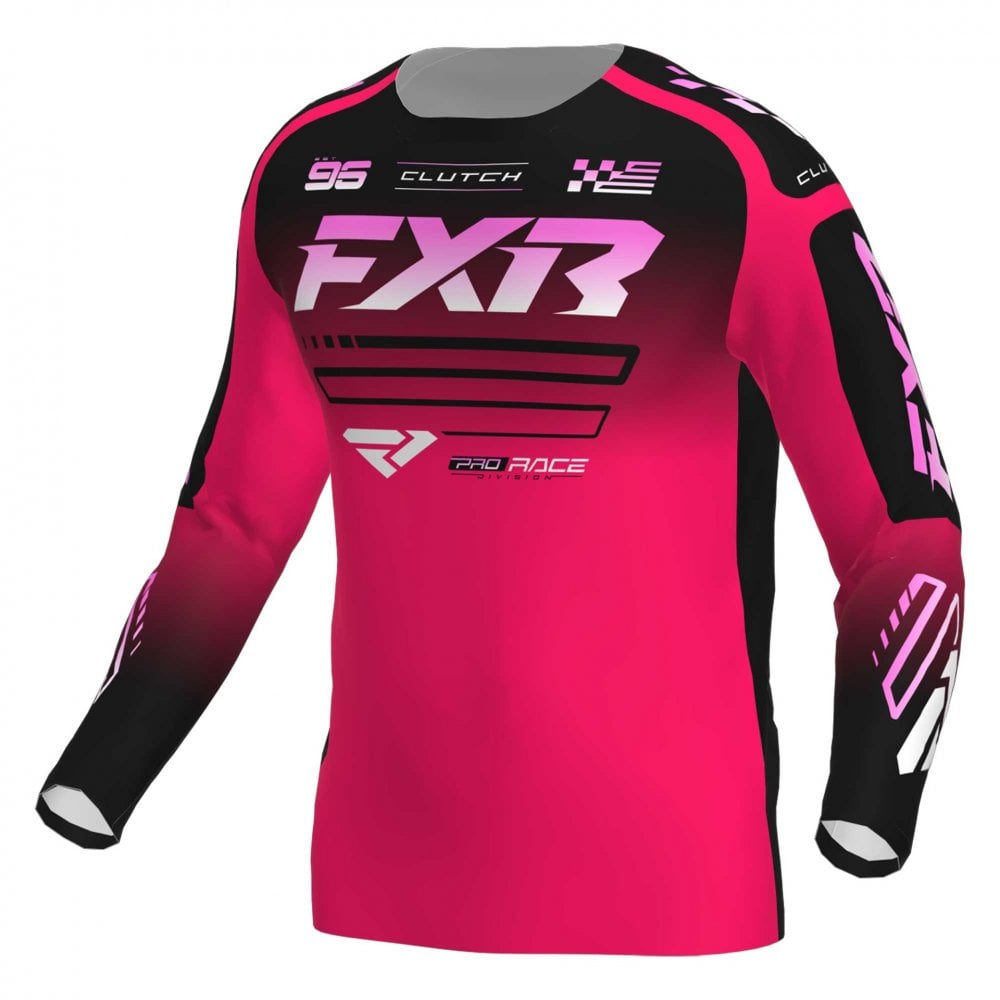 FXR (MX26) Jersey - CLUTCH (Razz/Black/Pink)