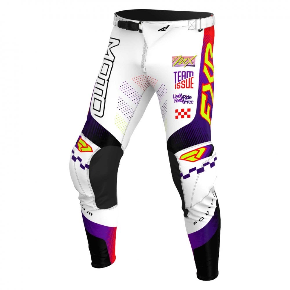 FXR (MX26) MX Jersey & Pant Kit Deal - PODIUM Gladiator (White/Purple/Red)