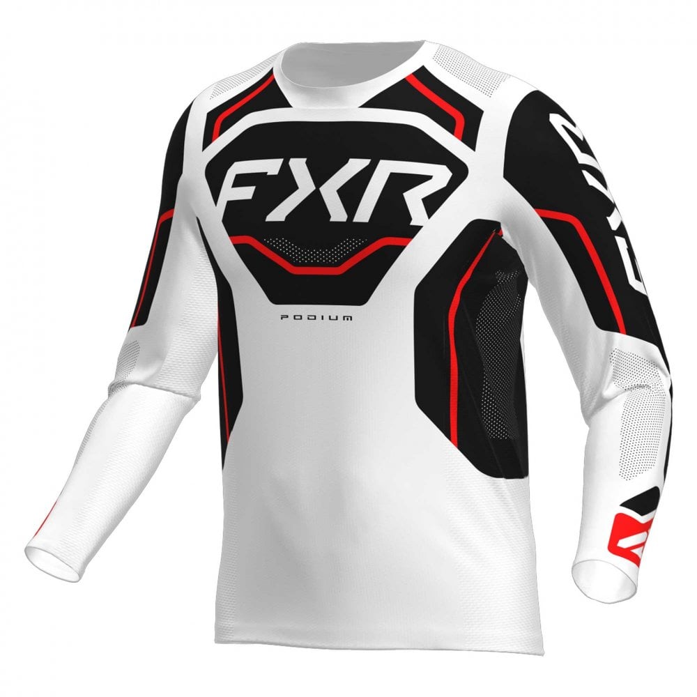 FXR (MX26) MX Jersey & Pant Kit Deal - PODIUM Relay (White/Black/Red)
