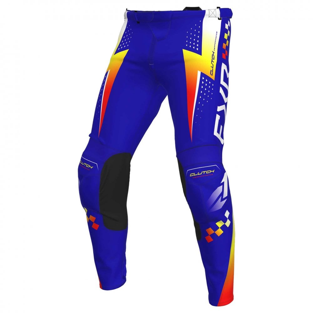 FXR (MX26) MX Jersey & Pant Kit Deal - CLUTCH PRO (Royal/Yellow/Red)
