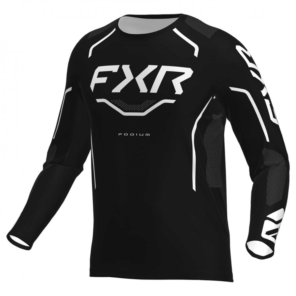 FXR (MX26) Youth Jersey - PODIUM (Black/White)