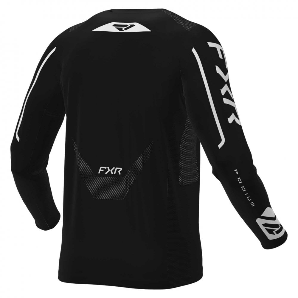 FXR (MX26) Youth Jersey - PODIUM (Black/White)