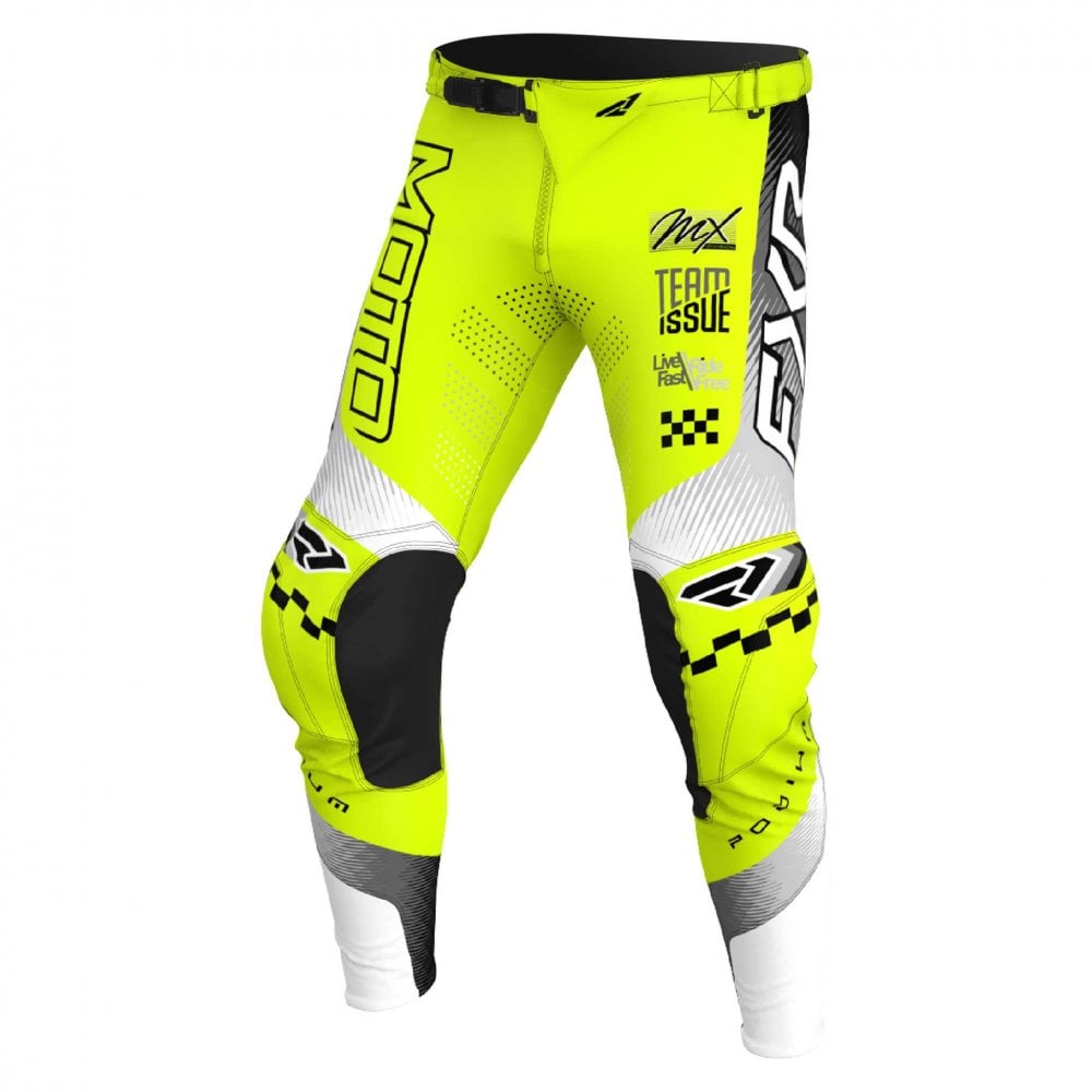 FXR (MX26) Youth MX Jersey & Pant Kit Deal - PODIUM (Hi Vis/Black/Grey)