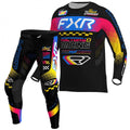 FXR (MX26) Youth MX Jersey & Pant Kit Deal - PODIUM (Black/Blue/Razz)