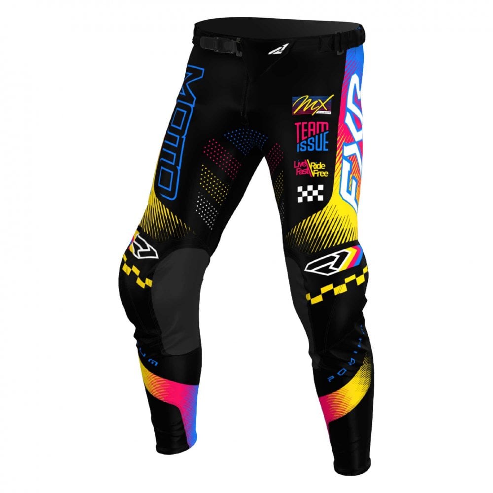 FXR (MX26) Youth MX Jersey & Pant Kit Deal - PODIUM (Black/Blue/Razz)