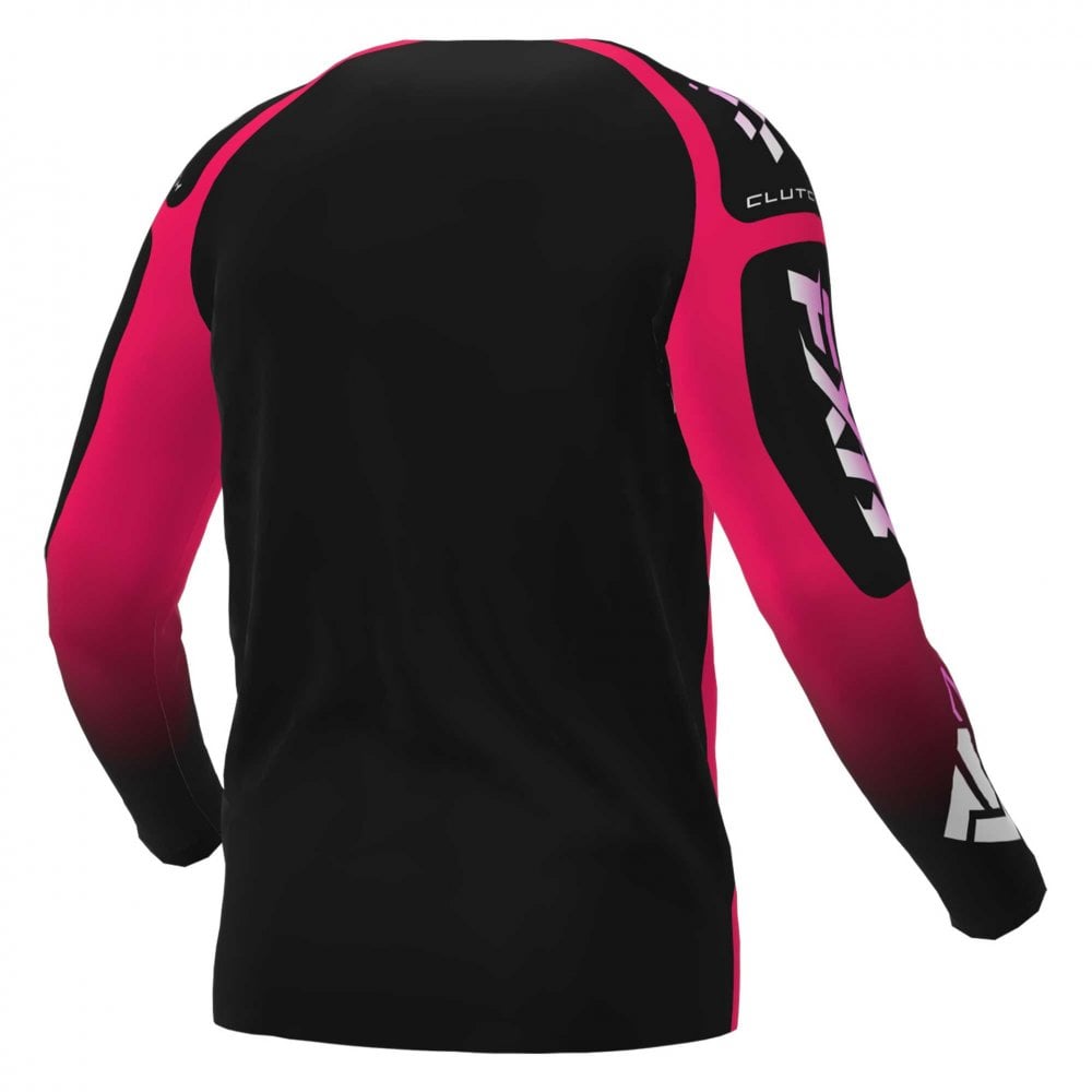 FXR (MX26) Kids Jersey - CLUTCH (Razz/Black/Pink)