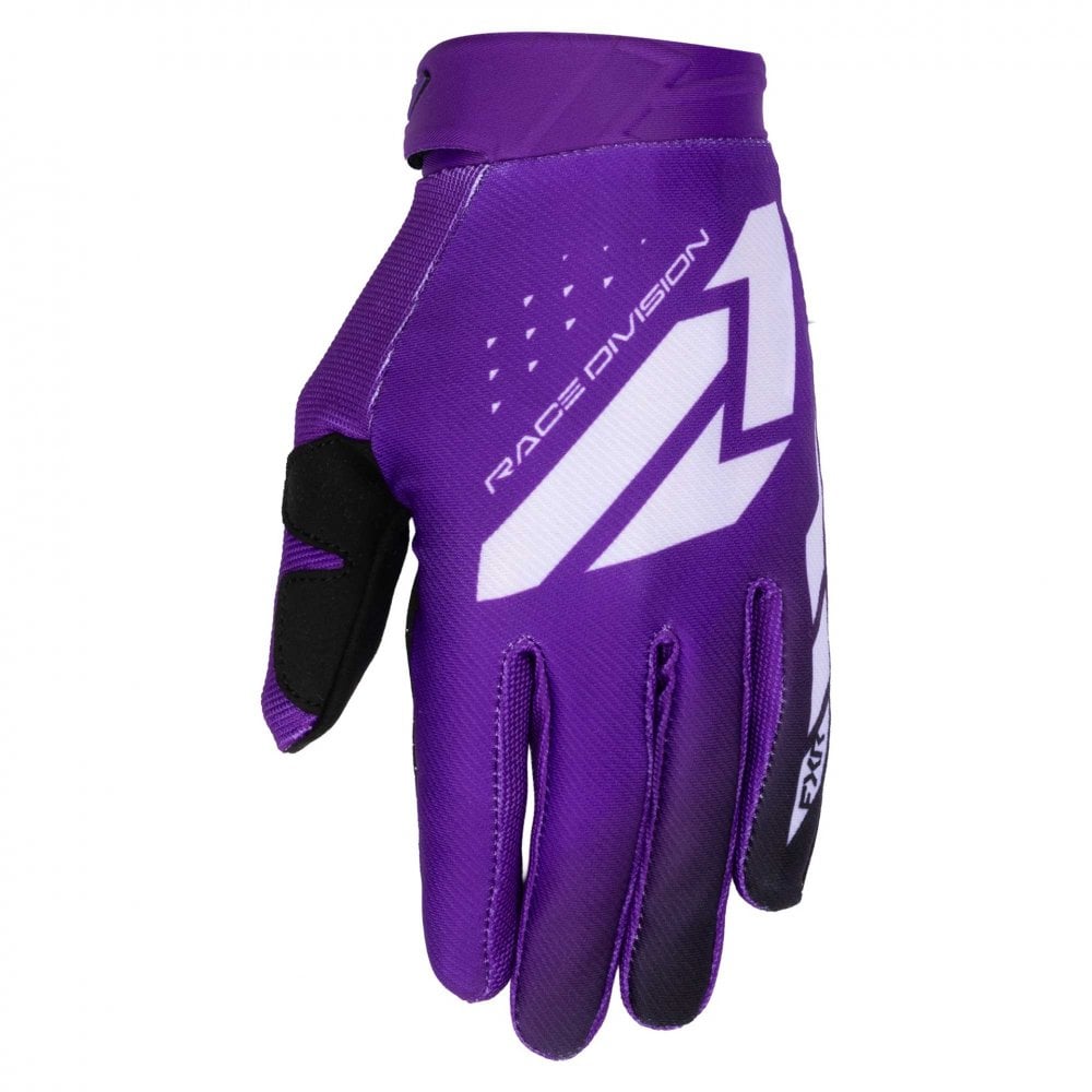 FXR (MX26) Youth Gloves - REFLEX (Purple/White)