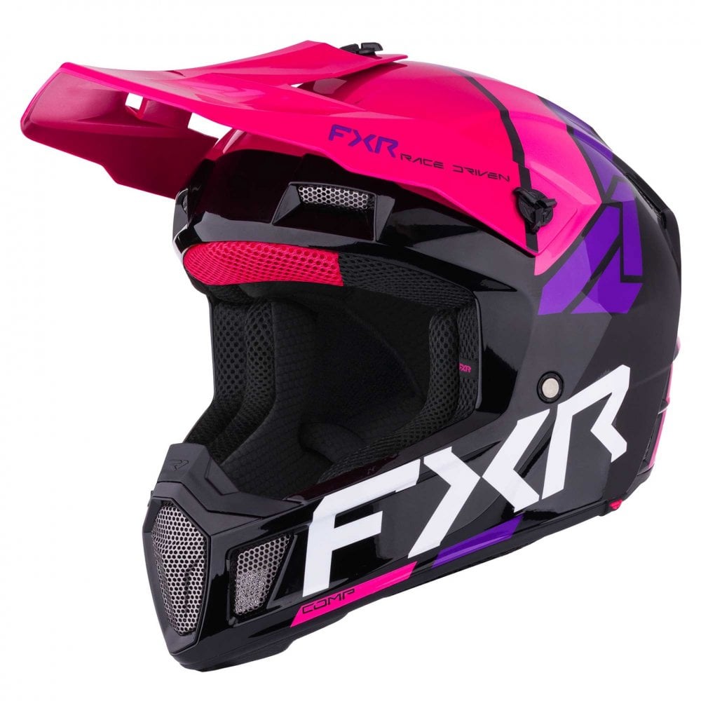 FXR (MX26) Helmet - Clutch - COMP (Black/Razz)
