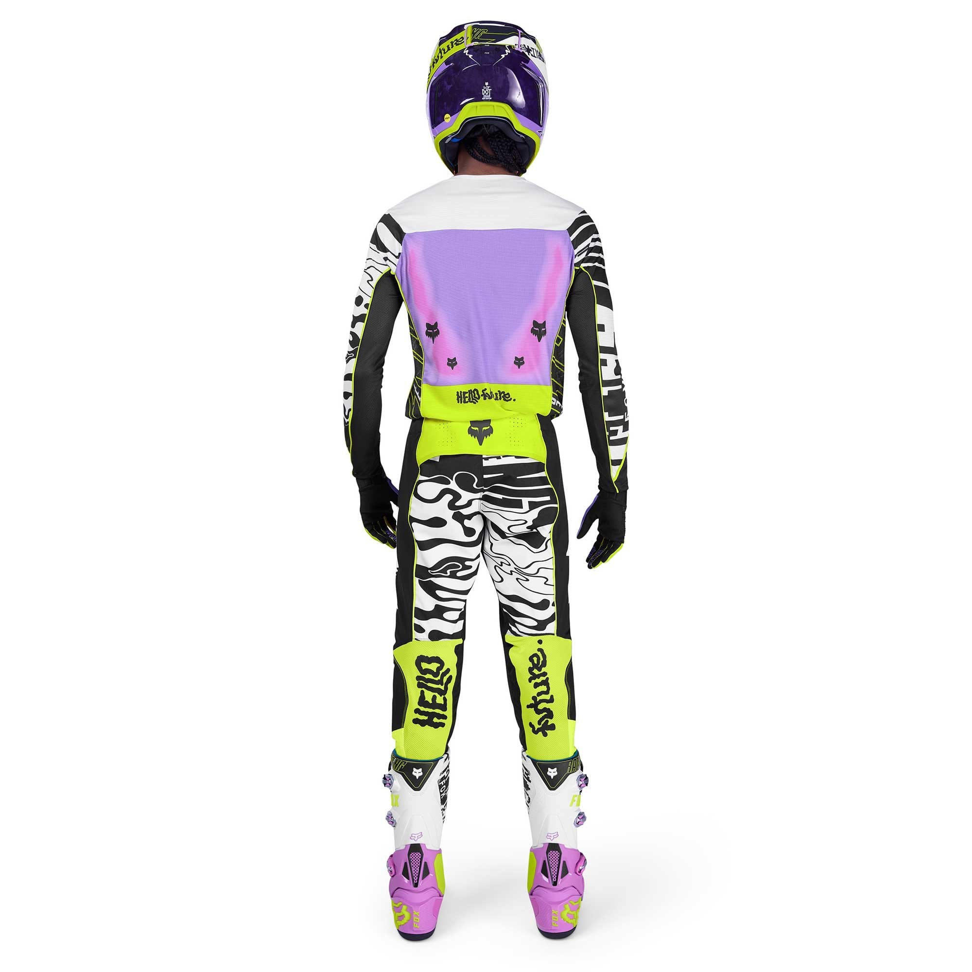 FOX (Limited Edition) Jersey & Pant Kit Deal - FLEXAIR - PHANTOM (Black/White/Purple)