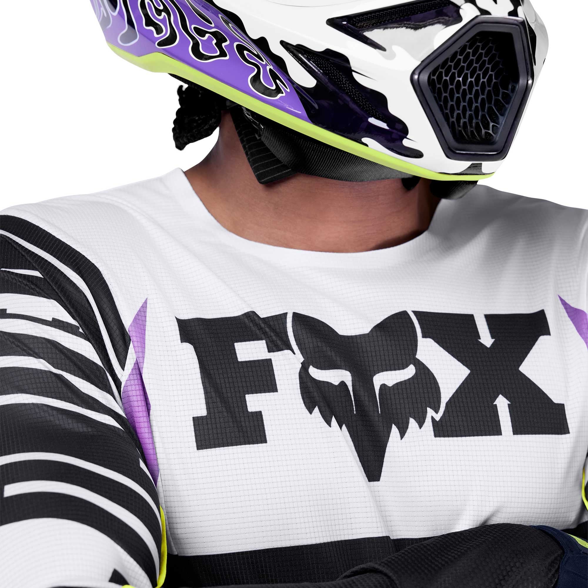 FOX (Limited Edition) Jersey & Pant Kit Deal - FLEXAIR - PHANTOM (Black/White/Purple)