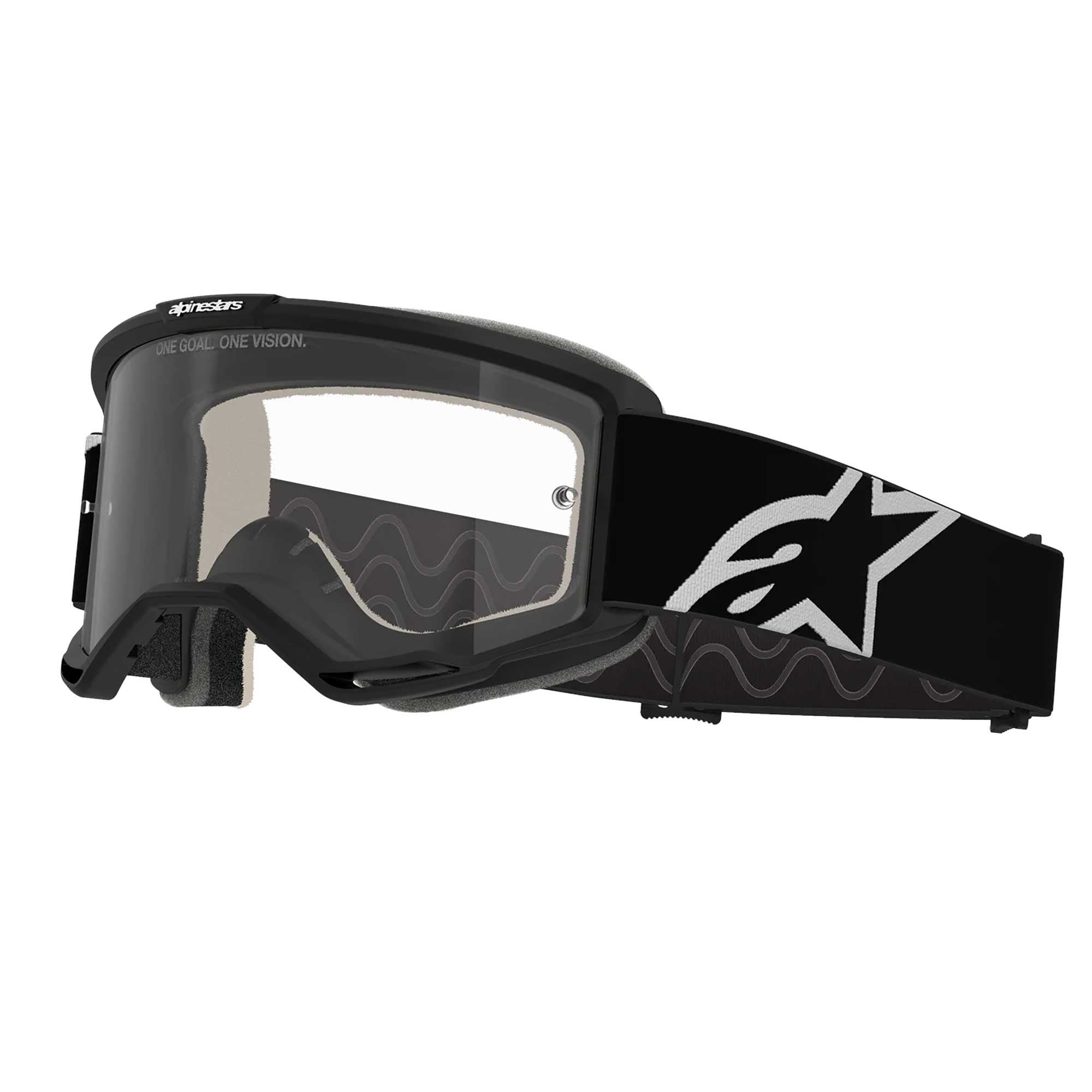 Alpinestars MX | MTB Vision 5 Goggles CORP (Black) Clear Lens