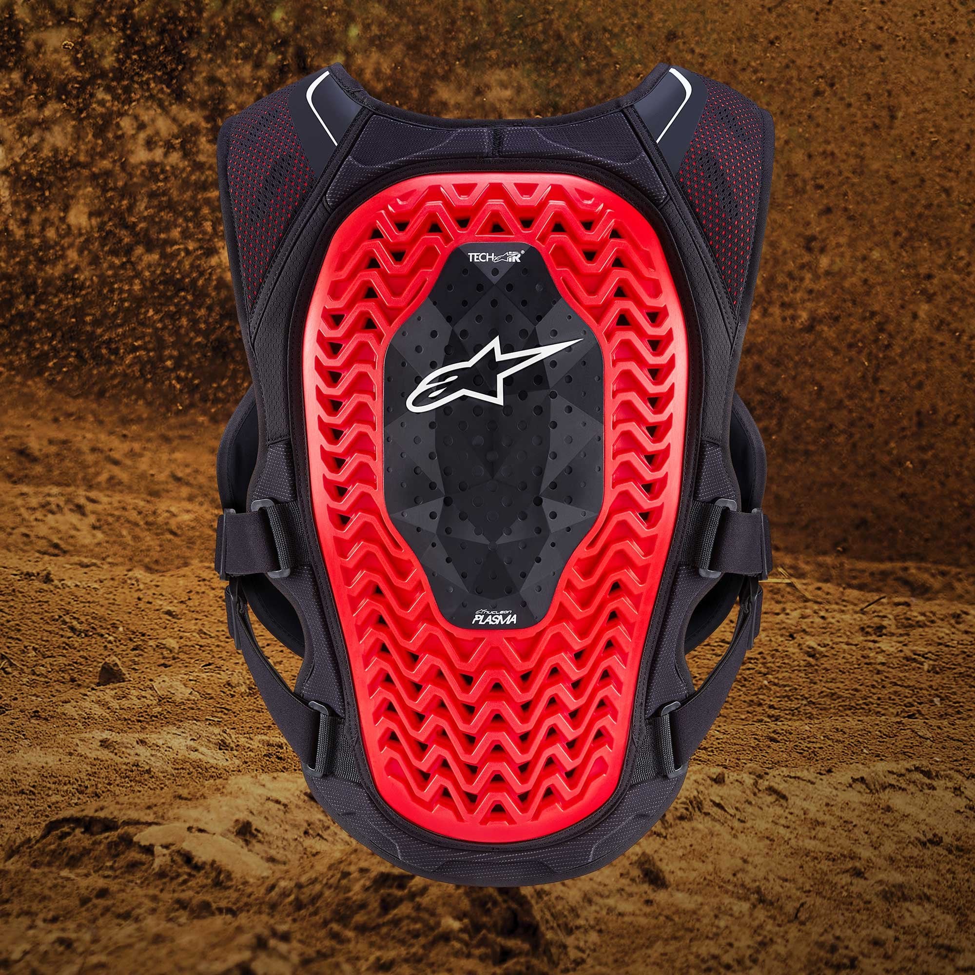 Alpinestars (Air Bag) System - Tech-Air MX Chest & Back Armour (White)