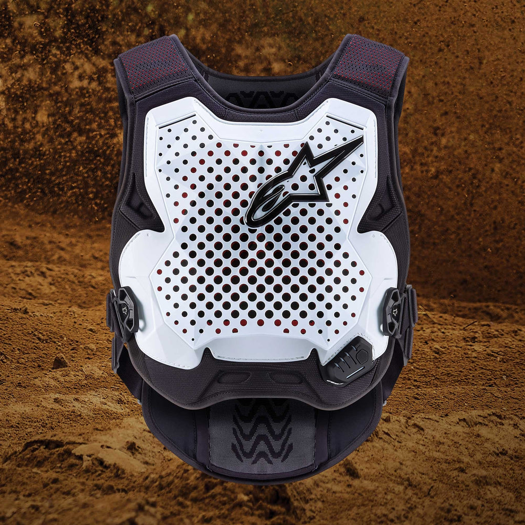 Alpinestars (Air Bag) System - Tech-Air MX Chest & Back Armour (White)