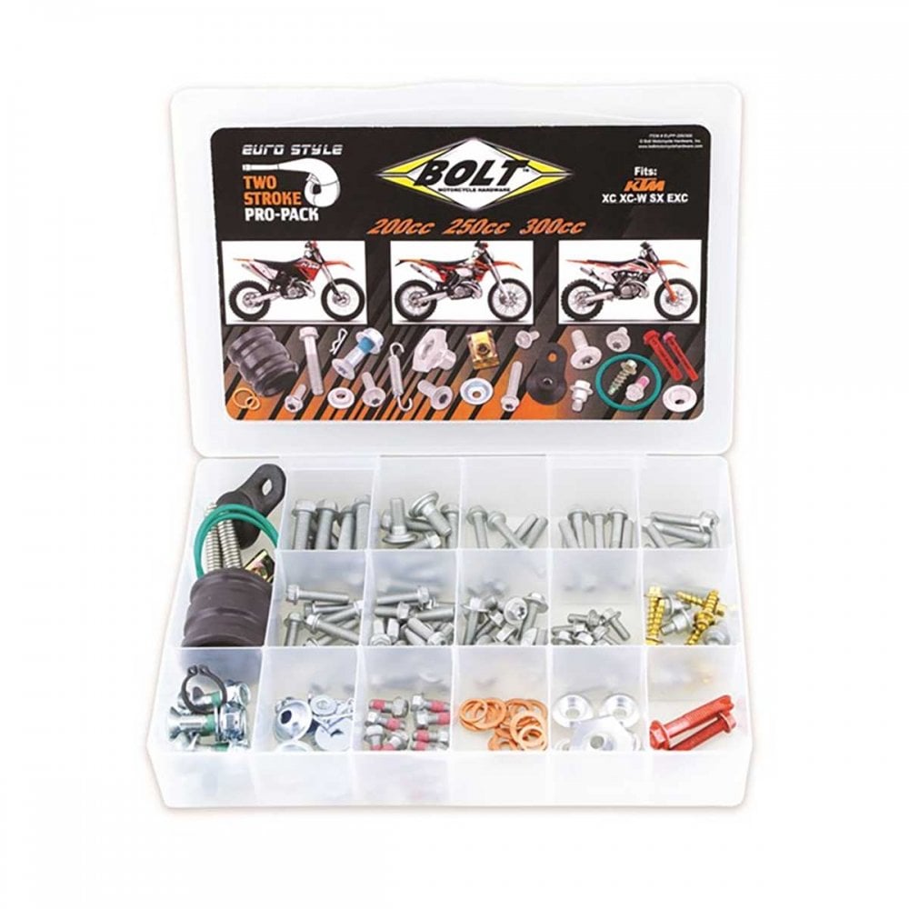 Bolt Hardware - Track Pack Fastener Kit - PRO - KTM SX200 04-06, SX250 03-18, EXC200 11-16, EXC250/300 11-18, Husqvarna TC/TE 250/300 14-19