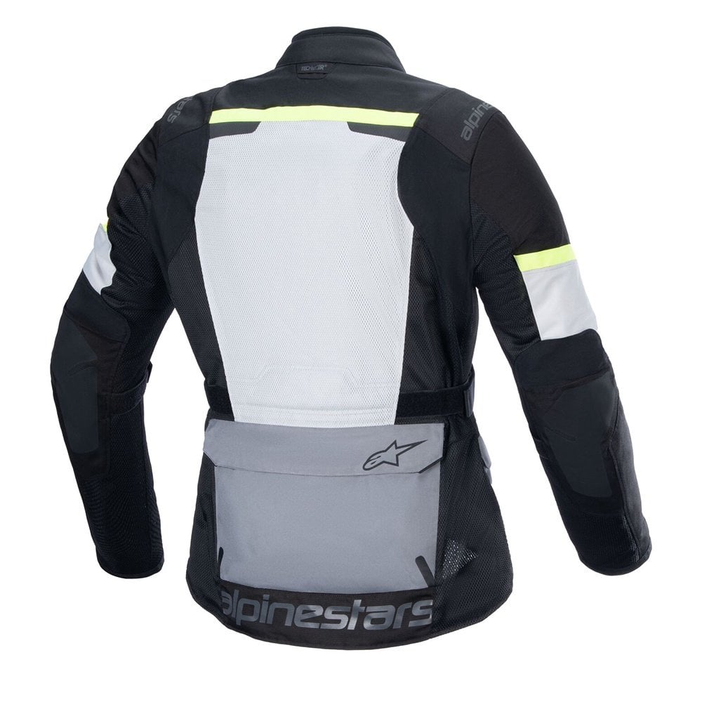Alpinestars Andes AIR Drystar Motorcycle Adventure Vented Textile Jacket (Ice Grey/Dark Grey/Black)