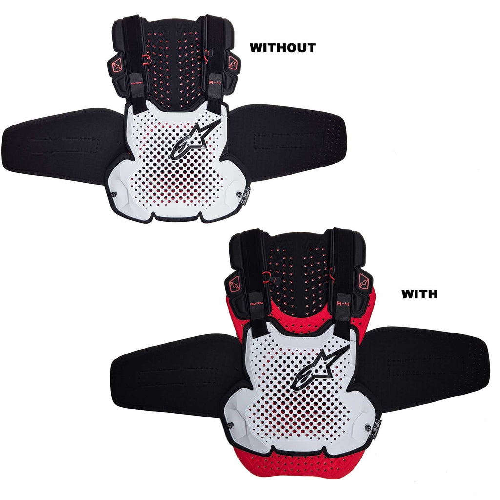 Alpinestars (Spares) Armour - Nucleon A-4 Plasma Roost Coverage Extension Kit (Red)