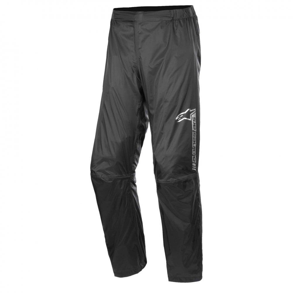 Alpinestars Motorcycle Waterproof Rain Pant - Hurricane Rain V2 (Black)