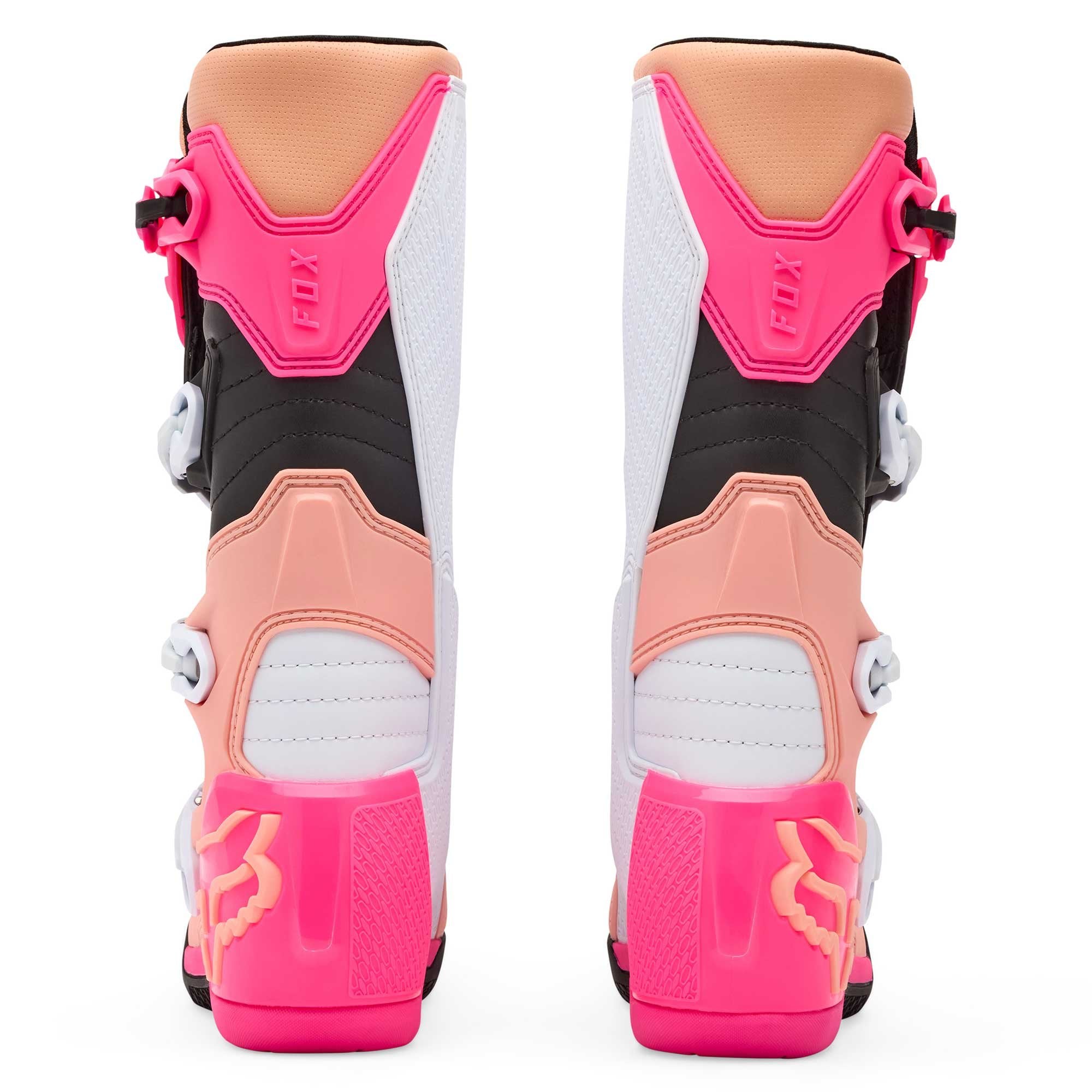 FOX Racing Women's MX Boots - COMP (Pink/Coral/Black/White)