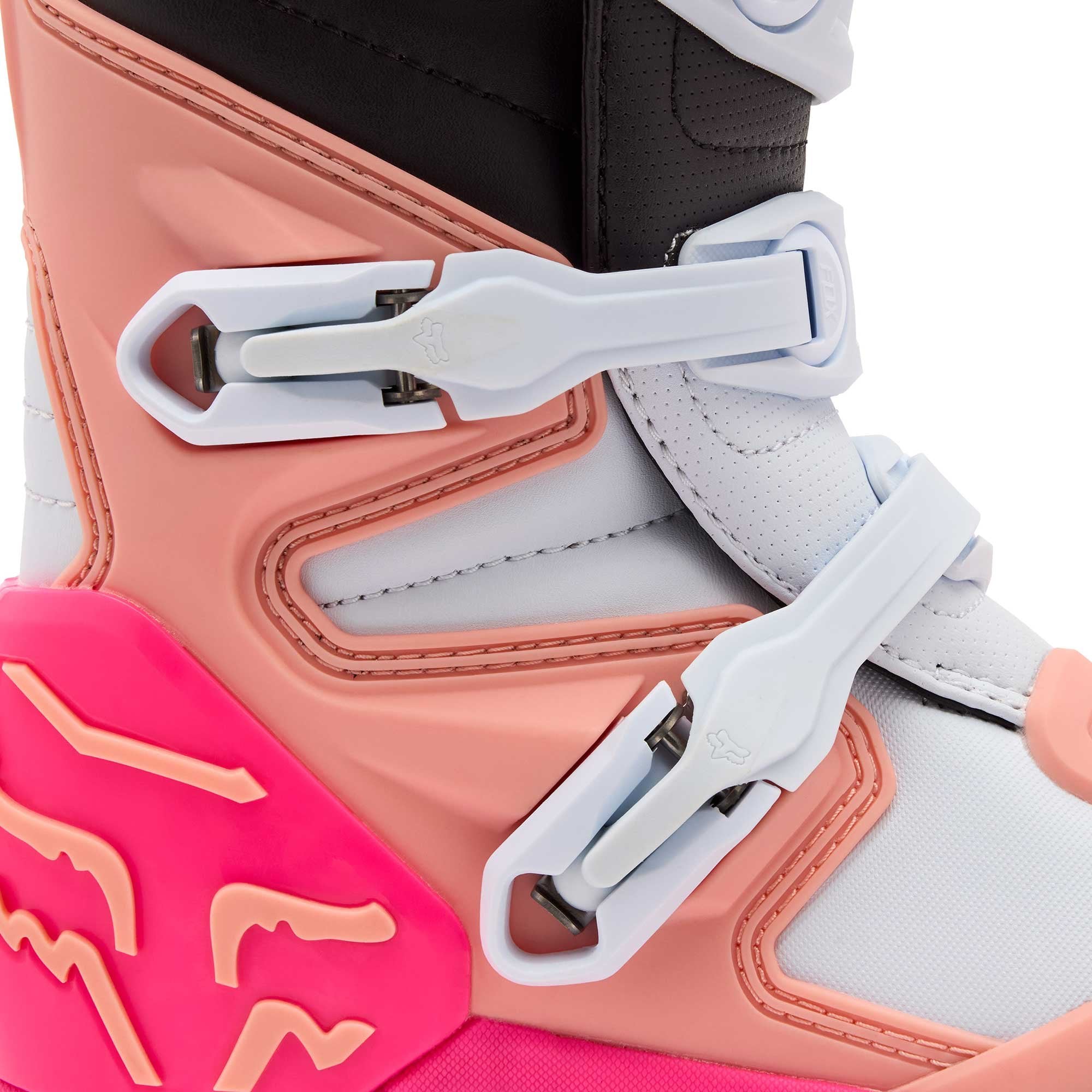 FOX Racing Women's MX Boots - COMP (Pink/Coral/Black/White)