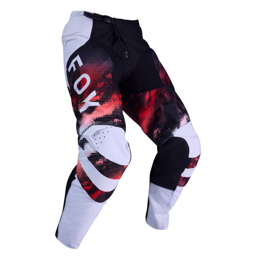 FOX Racing MX Jersey & Pant Kit Deal - 180 KAIROS (White/Fluo Red/Black)