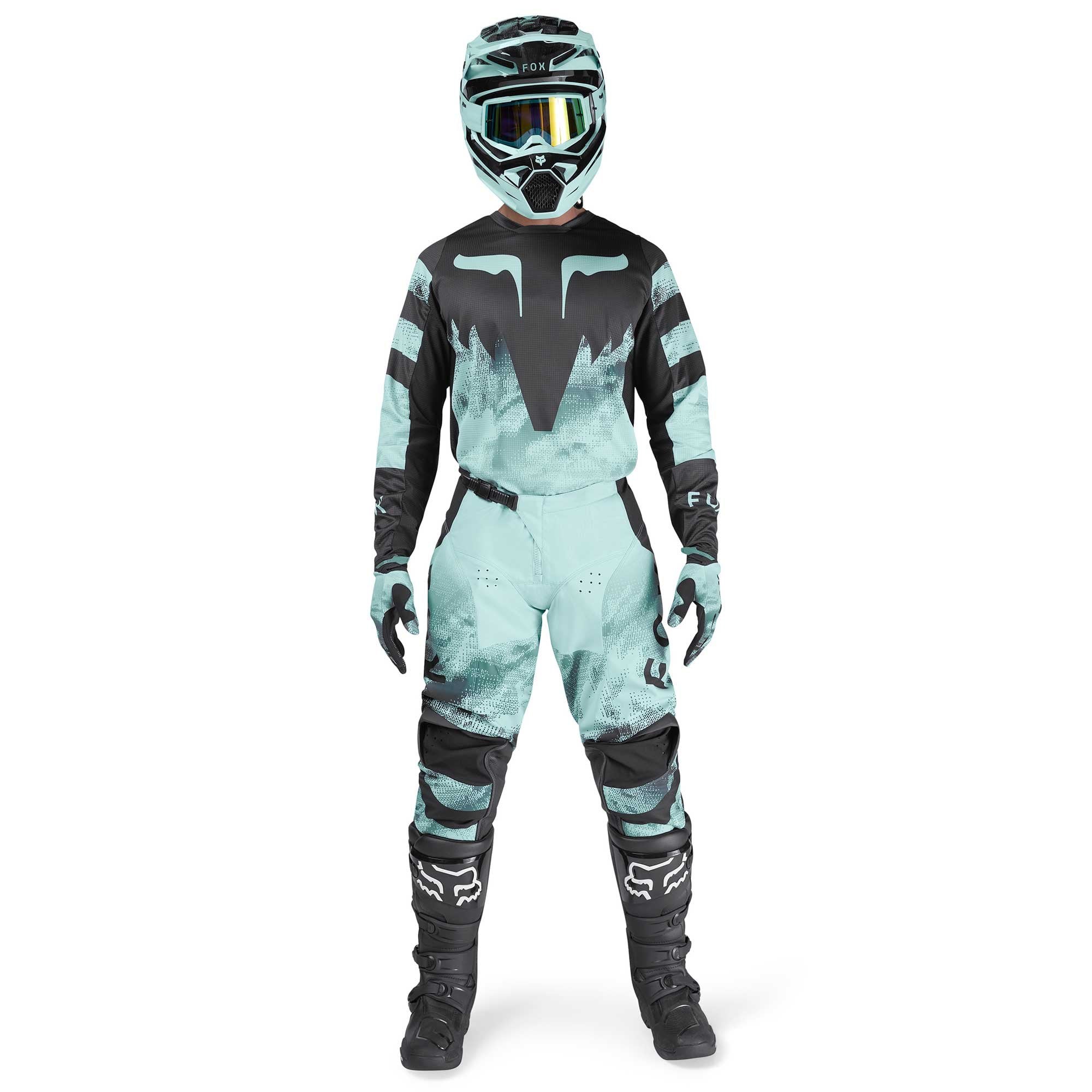 FOX Racing MX Jersey & Pant Kit Deal - 180 KAIROS (Turquoise/Teal/Black)