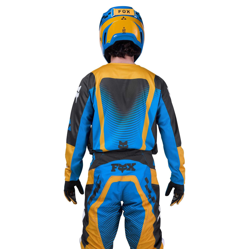 FOX Racing MX Jersey & Pant Kit Deal - 180 COLLECT (Blue/Tangerine/Black)