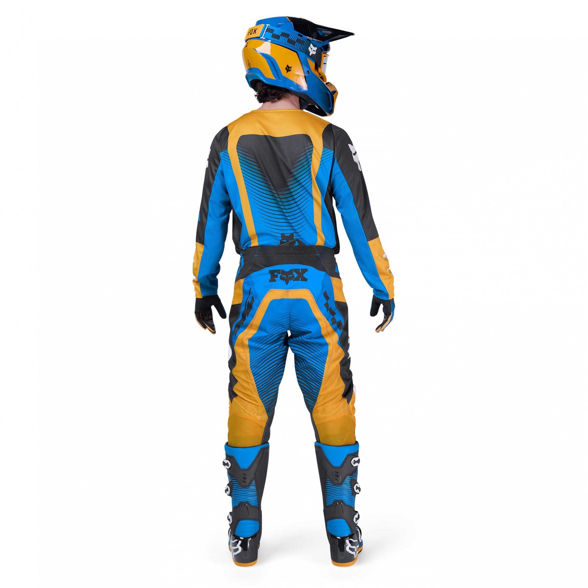 FOX Racing MX Jersey & Pant Kit Deal - 180 COLLECT (Blue/Tangerine/Black)