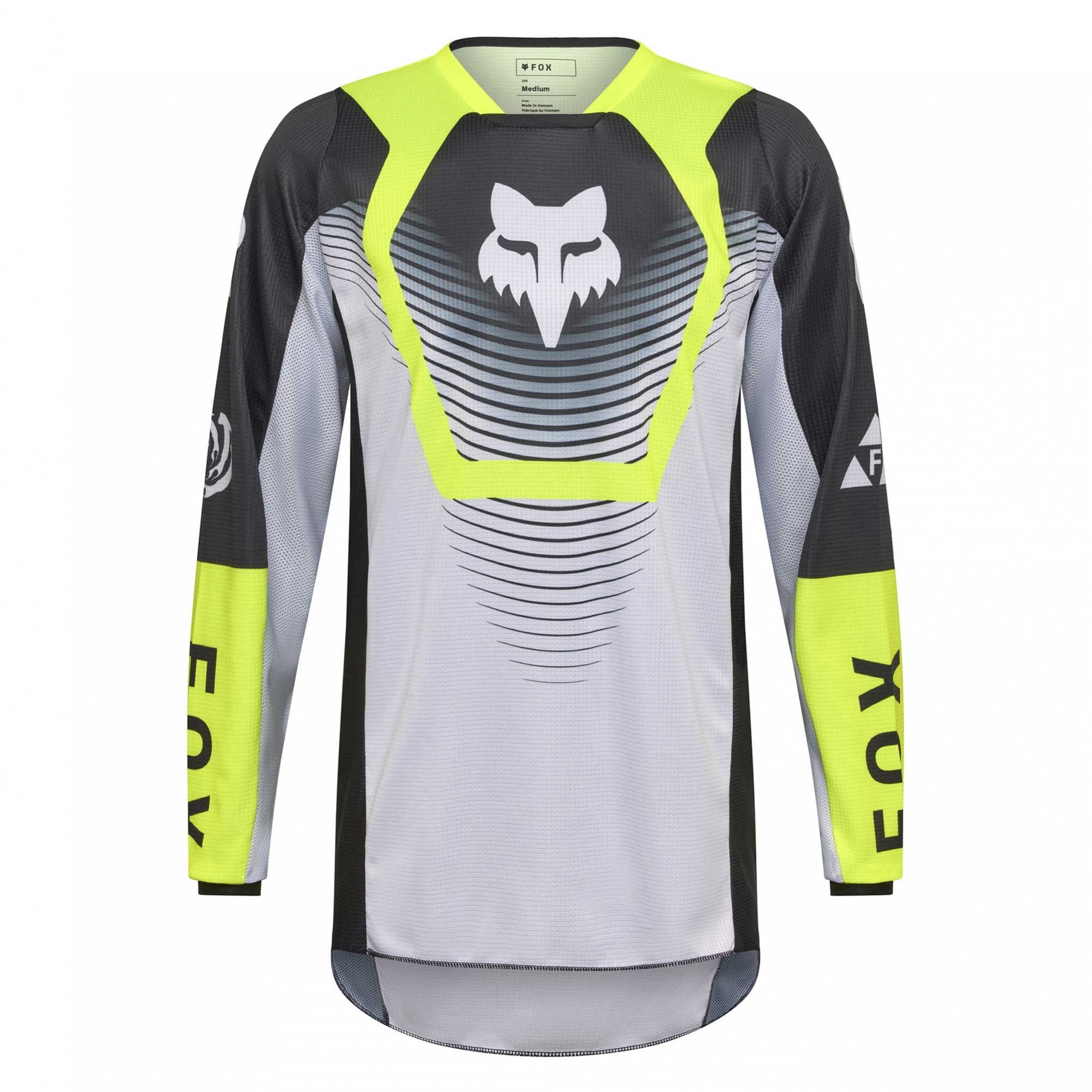FOX Racing MX Jersey & Pant Kit Deal - 180 COLLECT (Grey/Fluo Yellow/Black)