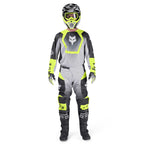 FOX Racing MX Jersey & Pant Kit Deal - 180 COLLECT (Grey/Fluo Yellow/Black)