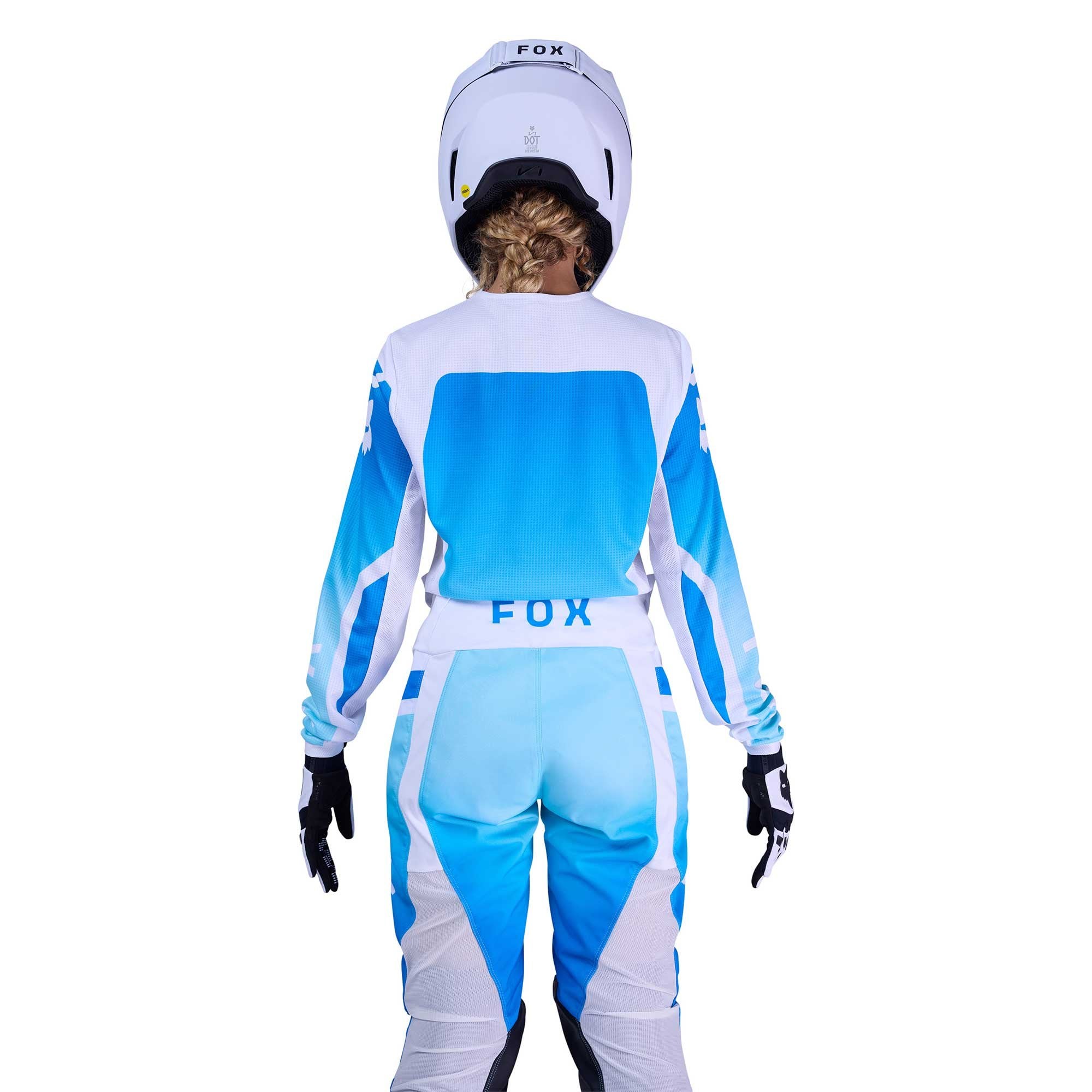 FOX Racing Women's MX Jersey & Pant Kit Deal - 180 SHIELD (White/Blue)