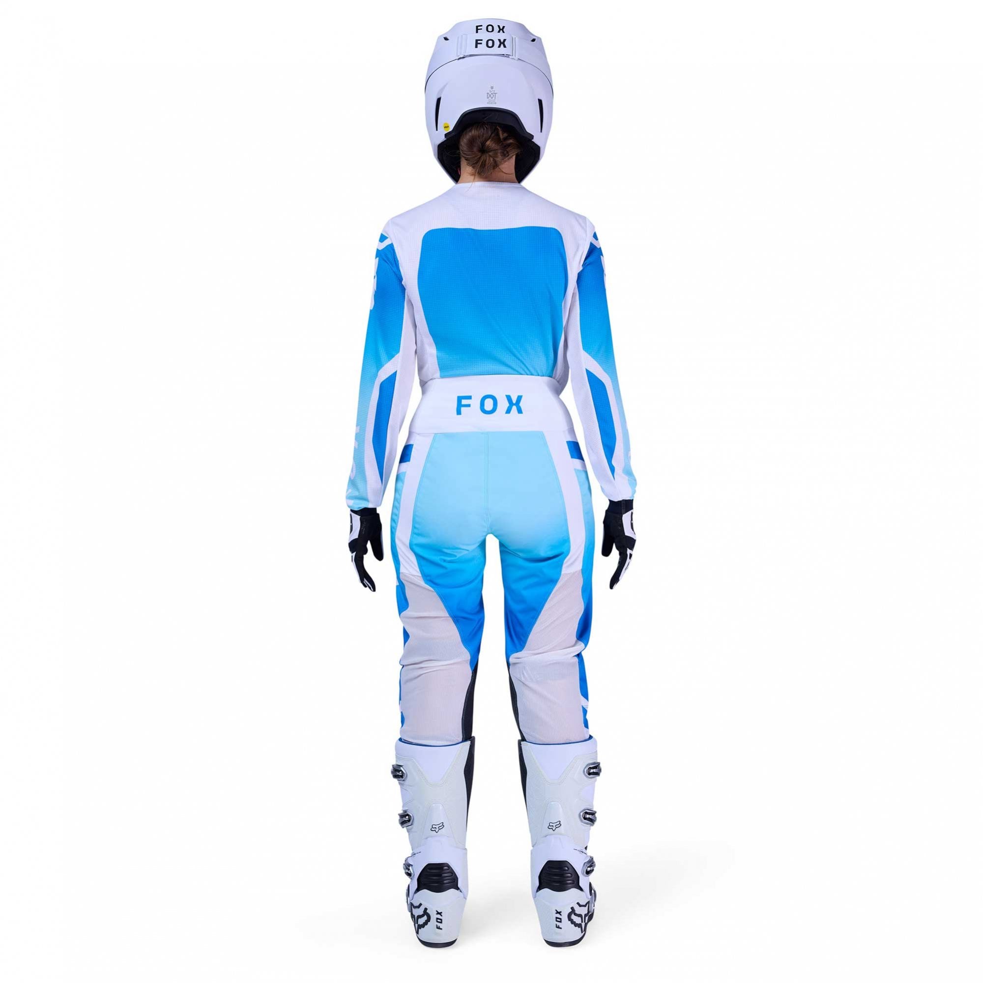 FOX Racing Women's MX Jersey & Pant Kit Deal - 180 SHIELD (White/Blue)