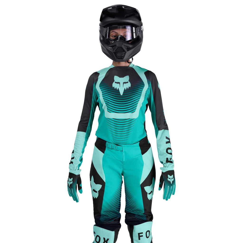 FOX Racing Women's MX Jersey & Pant Kit Deal - 180 COLLECT (Spearmint/Teal/Black)