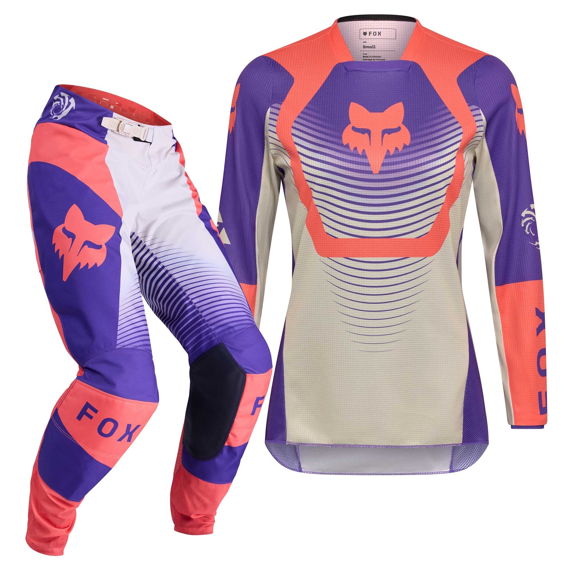 FOX Racing Women's MX Jersey & Pant Kit Deal - 180 COLLECT (Grape Purple/Coral)
