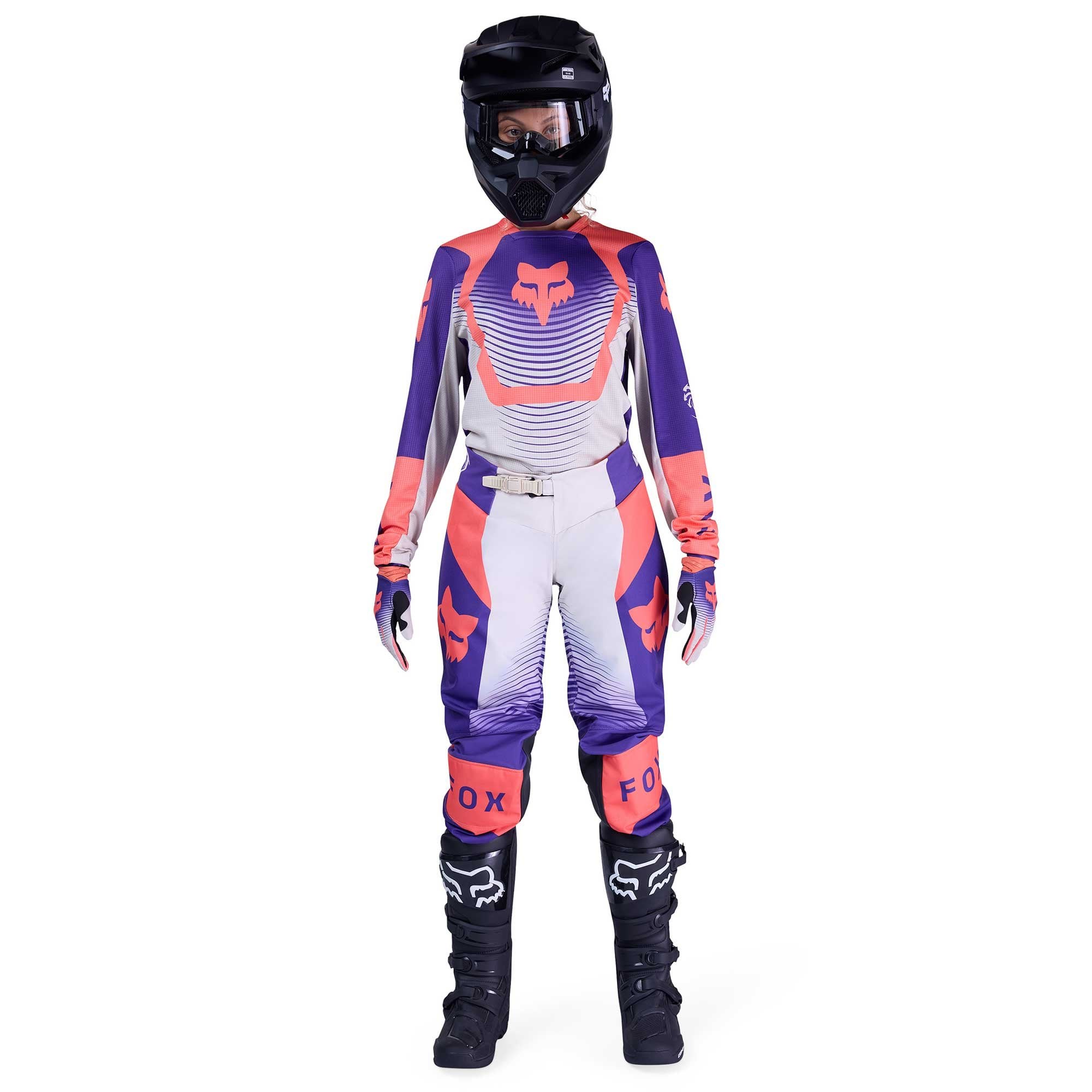 FOX Racing Women's MX Jersey & Pant Kit Deal - 180 COLLECT (Grape Purple/Coral)