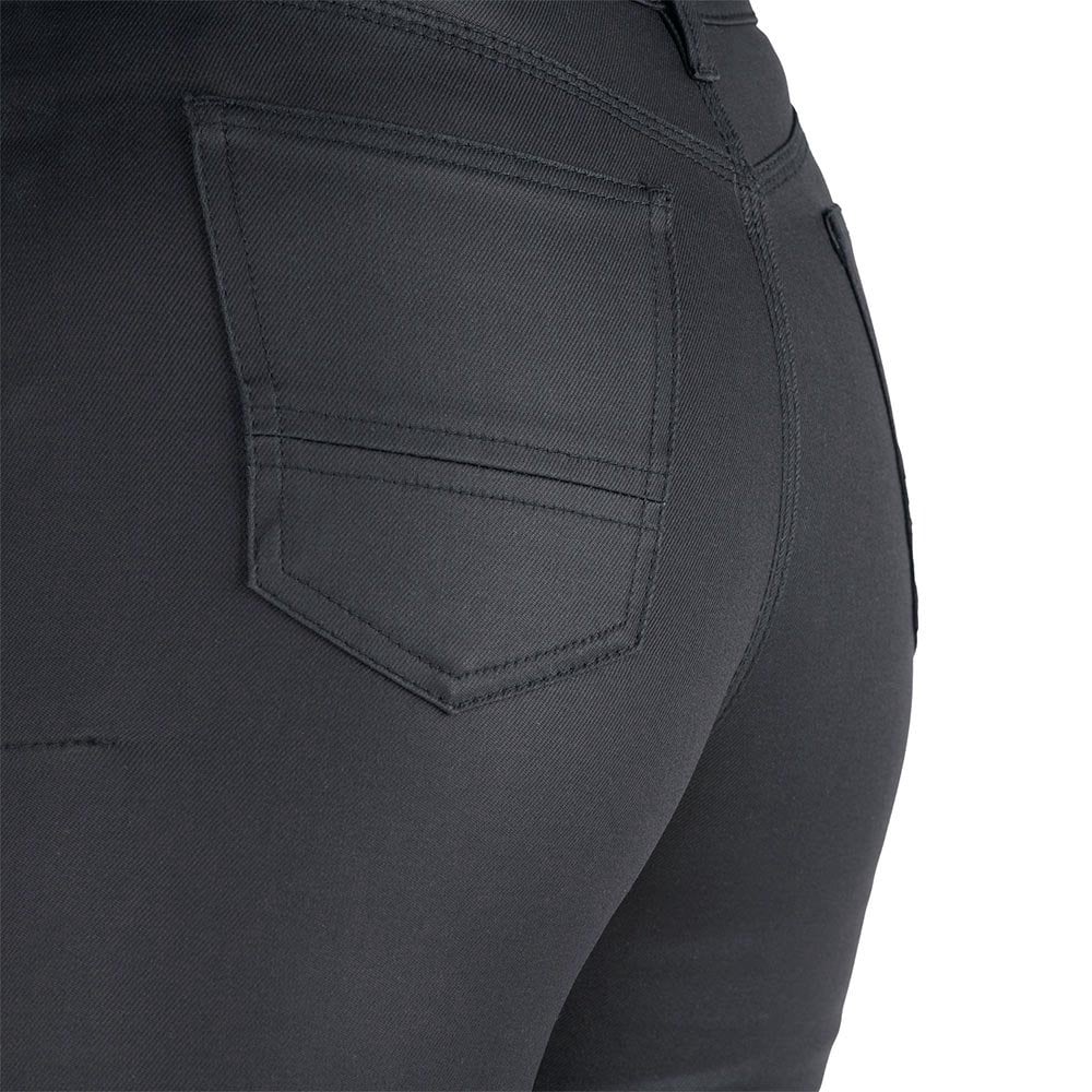 Oxford (2025) Women's Motorcycle Jegging - Armourlite (AA) Single Layer (Waxed Black) *Regular Leg*