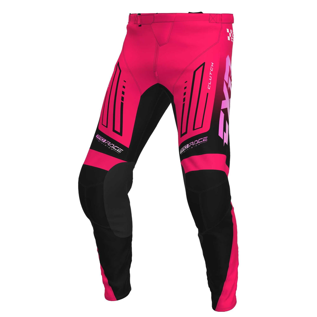 FXR (MX26) Youth MX Jersey & Pant Kit Deal - CLUTCH (Razz/Black/Pink)