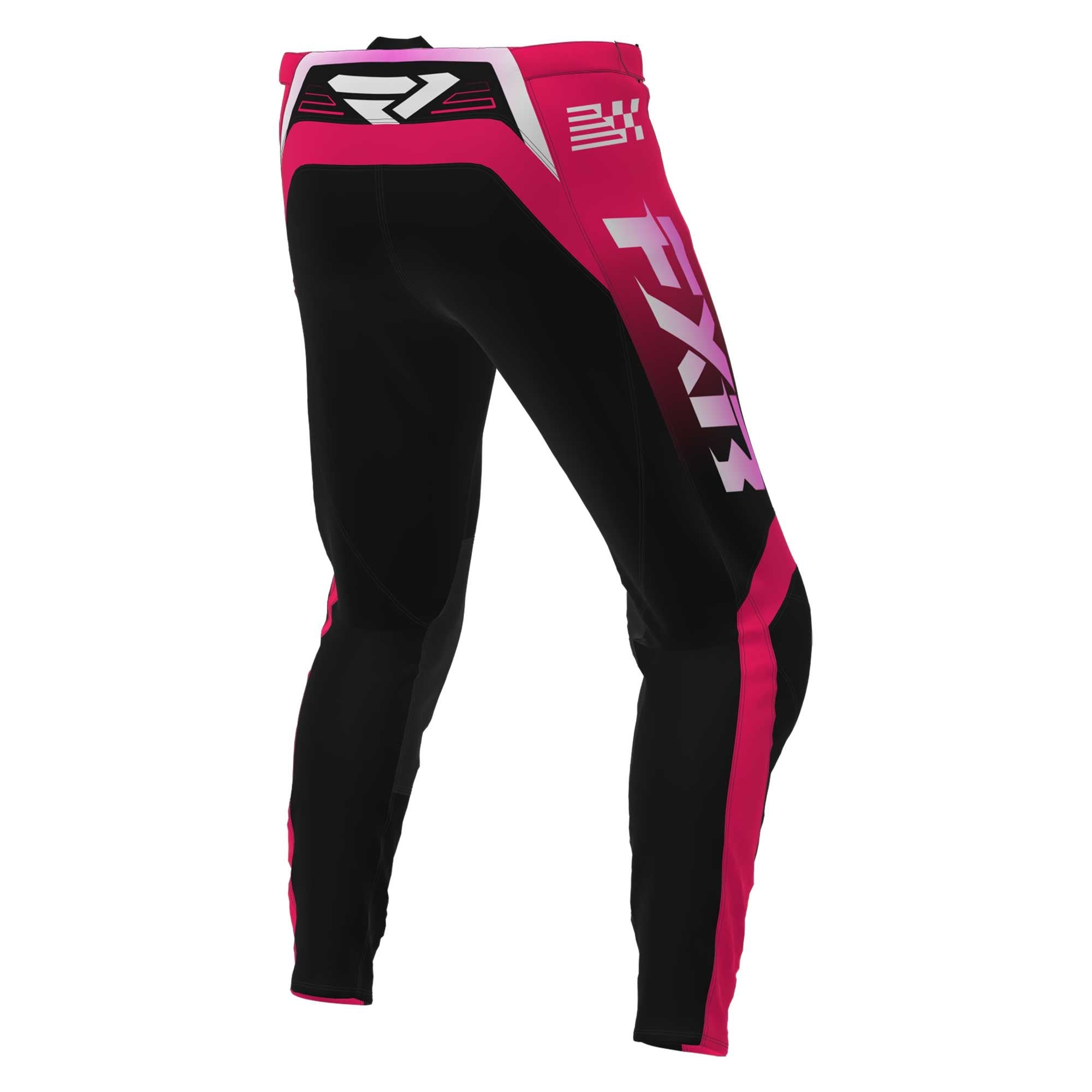 FXR (MX26) Youth MX Jersey & Pant Kit Deal - CLUTCH (Razz/Black/Pink)