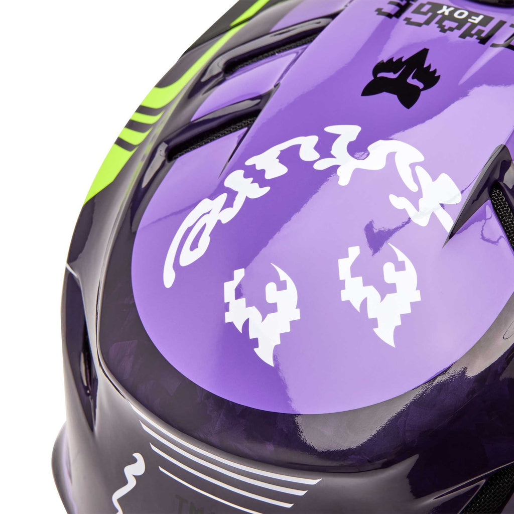 FOX Racing MX | Enduro Helmet - V3 RS Carbon PHANTOM Limited Edition (Purple Haze)