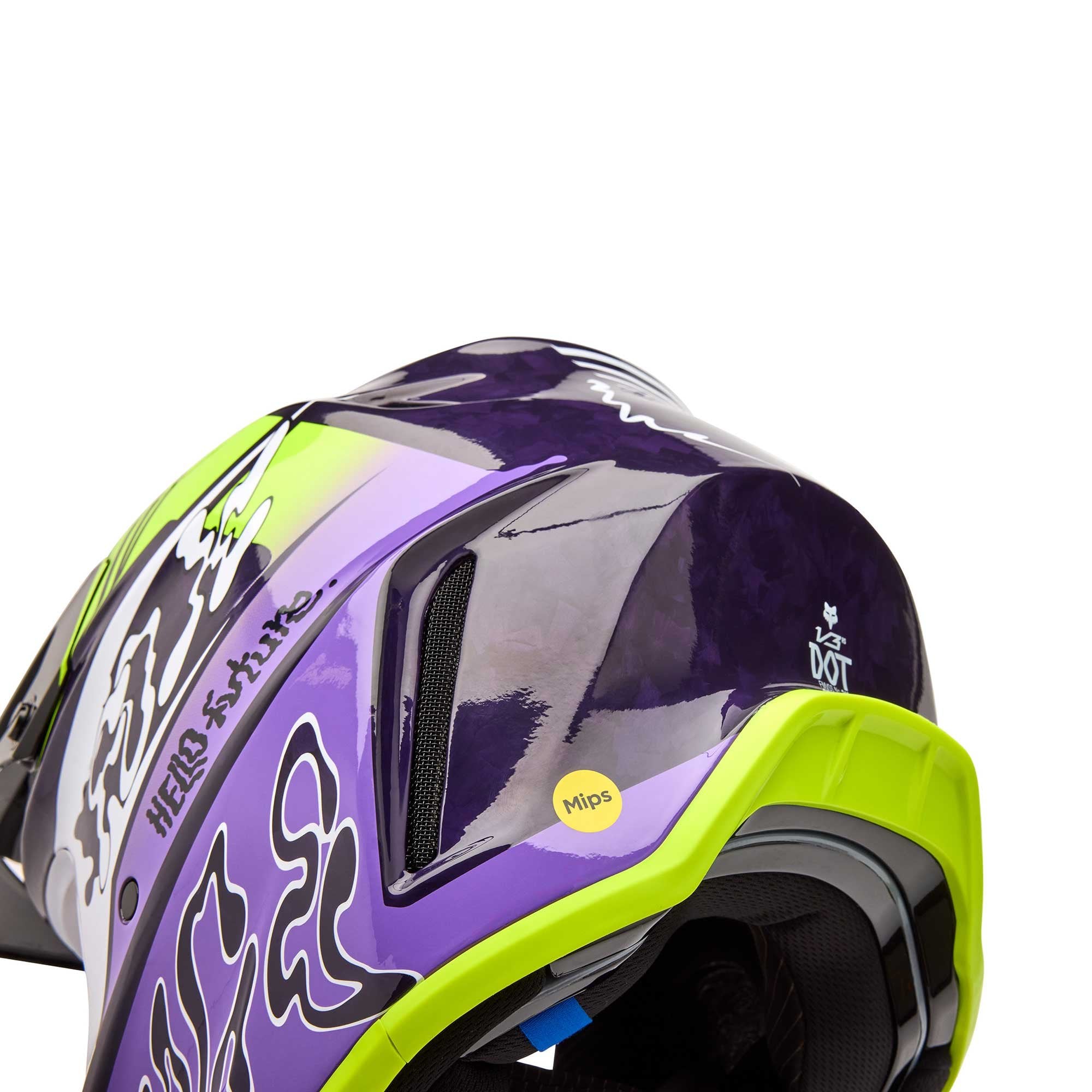 FOX Racing MX | Enduro Helmet - V3 RS Carbon PHANTOM Limited Edition (Purple Haze)