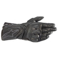 Alpinestars SP-8 V3 Motorcycle Sports Leather Gloves (Black/Black)