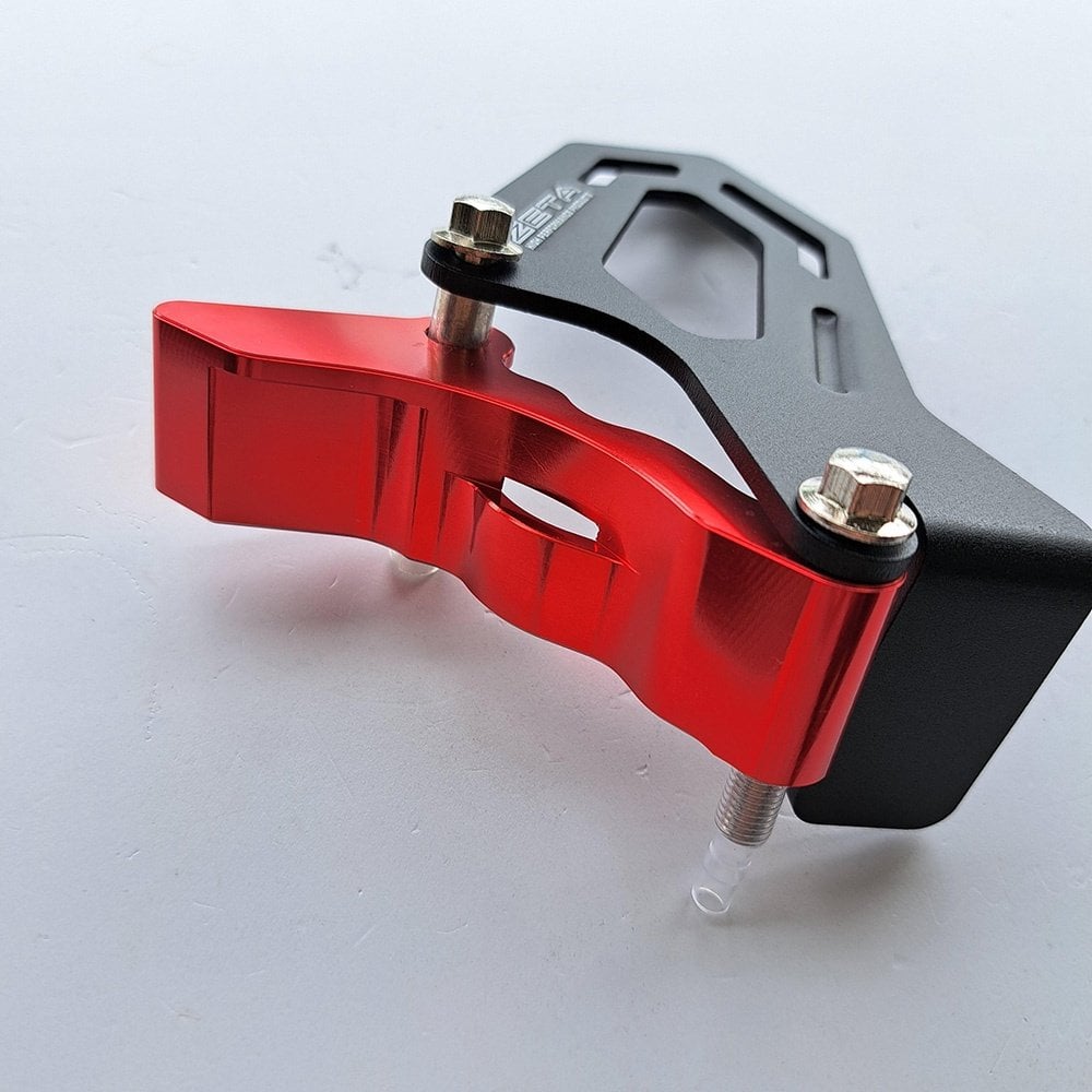 Zeta - Drive Cover w/Case Saver - CRF450 21-26, CRF450RX 21-26 (Red)