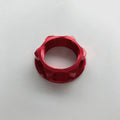 Zeta - Steering Stem Nut - CR125/250 01-07, CRF250 04-26, CRF450 02-26, CRF250X 04-19, CRF450X 05-26, CRF250RX 19-26, CRF450RX 17-26, Husqvarna WR125 08-13, TC/TE 250 09-13, SMR250 09 - Red