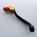 Zeta - Gear Lever - GPF501 - KTM SX85 18-27, SX125/150 17-22, EXC150 17-23, XC-W125/150 17-22, Husqvarna TC85 18-27, TC125 17-22, TE150 17-23, TX125 17-23, Gas Gas MC85 21-27, MC125 21-23 - Black w/Orange
