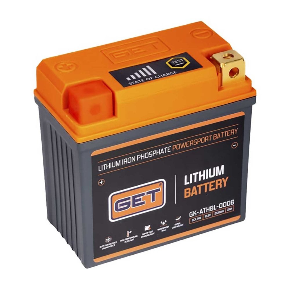 GET Battery - ATH6 (BR98) Lithium - YZF250 24-26, YZF450 23-26, WRF250 25-26, WRF450 24-26