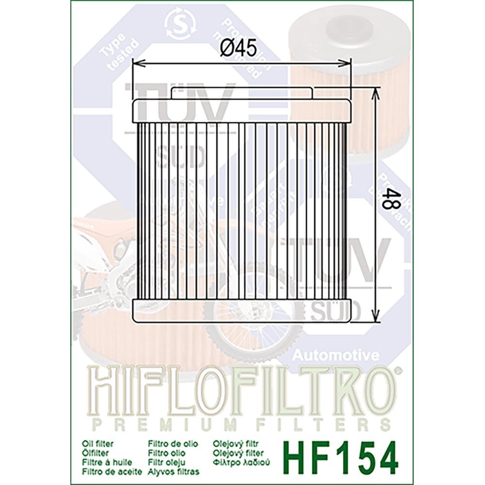 HiFlo Oil Filter - HF154 - Husqvarna TC/TE250 02-07