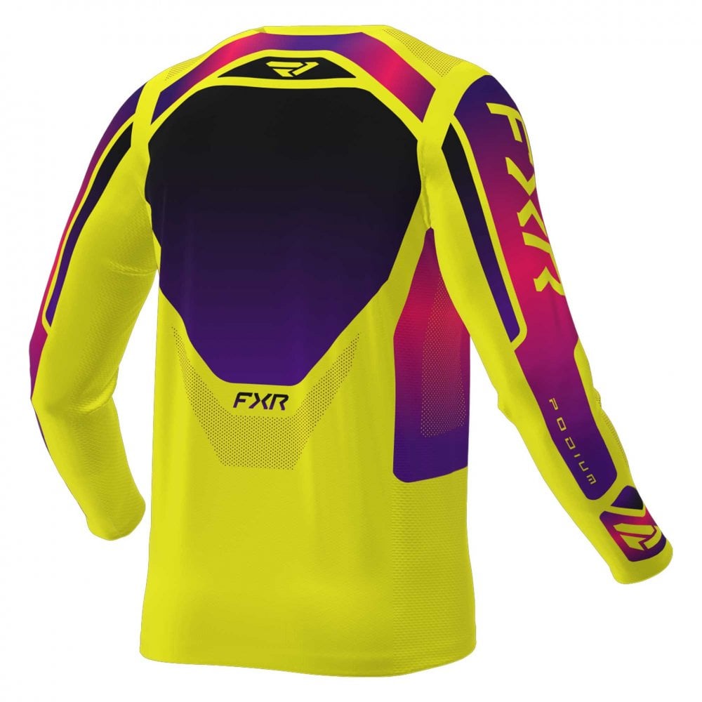 FXR (MX26) Jersey - PODIUM Relay (Yellow/Razz/Black)