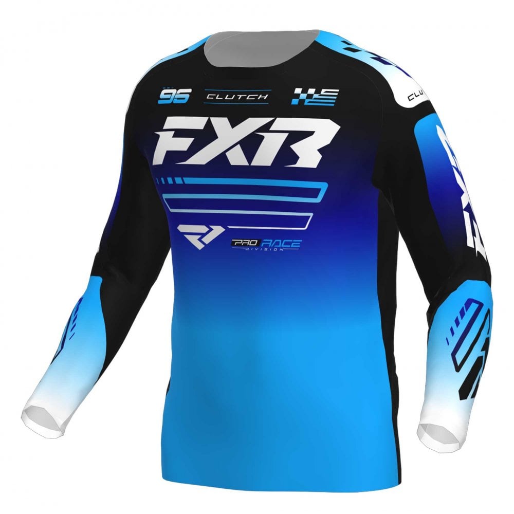 FXR (MX26) Youth Jersey - CLUTCH (Blue/Black/White)