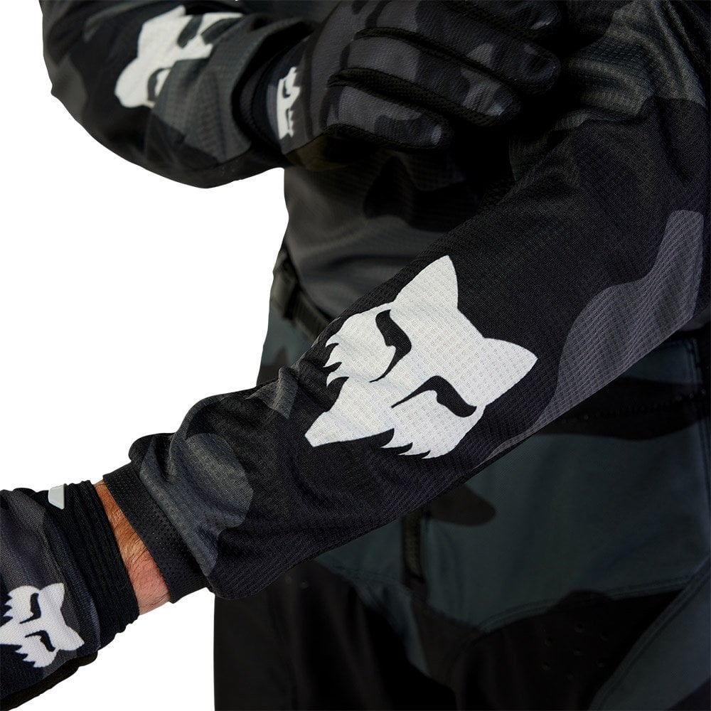 FOX Racing MX Jersey & Pant Kit Deal - 180 BNKR (Black/Camo)