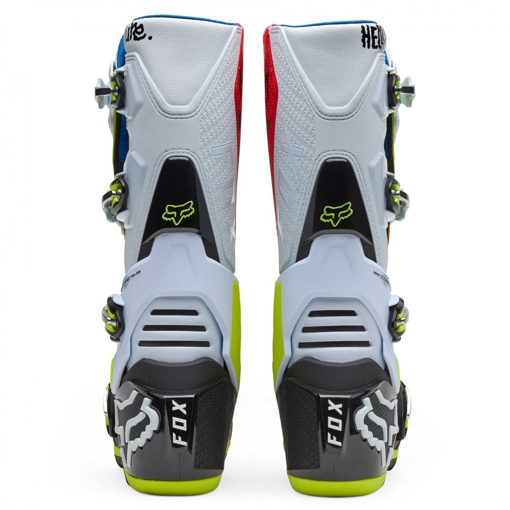 FOX Racing Motocross Boots - Motion HELLO FUTURE (Red/Black/White)