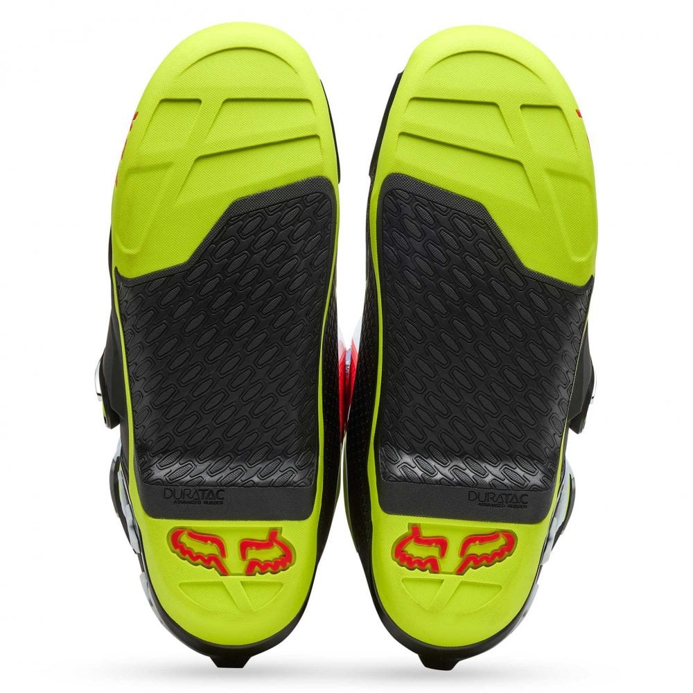 FOX Racing Motocross Boots - Motion HELLO FUTURE (Red/Black/White)
